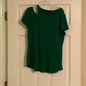 INC short sleeve green shirt. Size medium